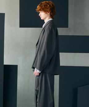【26AW PRE-ORDER】3D Sleeve Prime-Over Semi-double Breasted Jacket