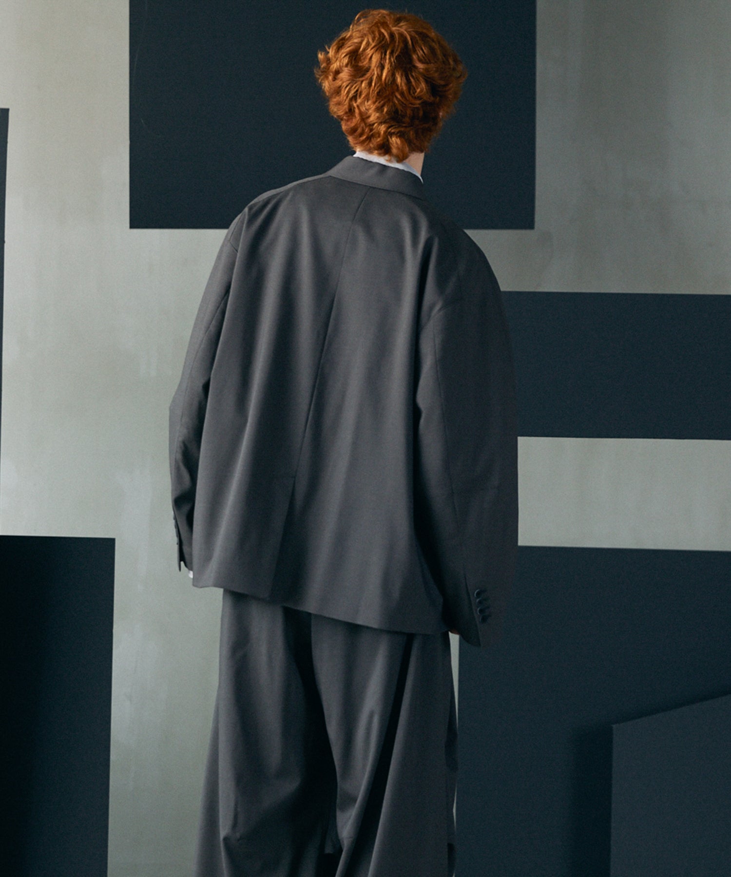 【26AW PRE-ORDER】3D Sleeve Prime-Over Semi-double Breasted Jacket