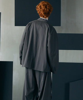 【26AW PRE-ORDER】3D Sleeve Prime-Over Semi-double Breasted Jacket