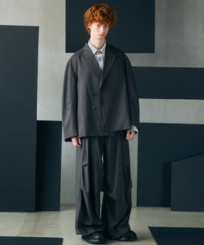 【26AW PRE-ORDER】One Tuck Prime-Wide Snow Slacks