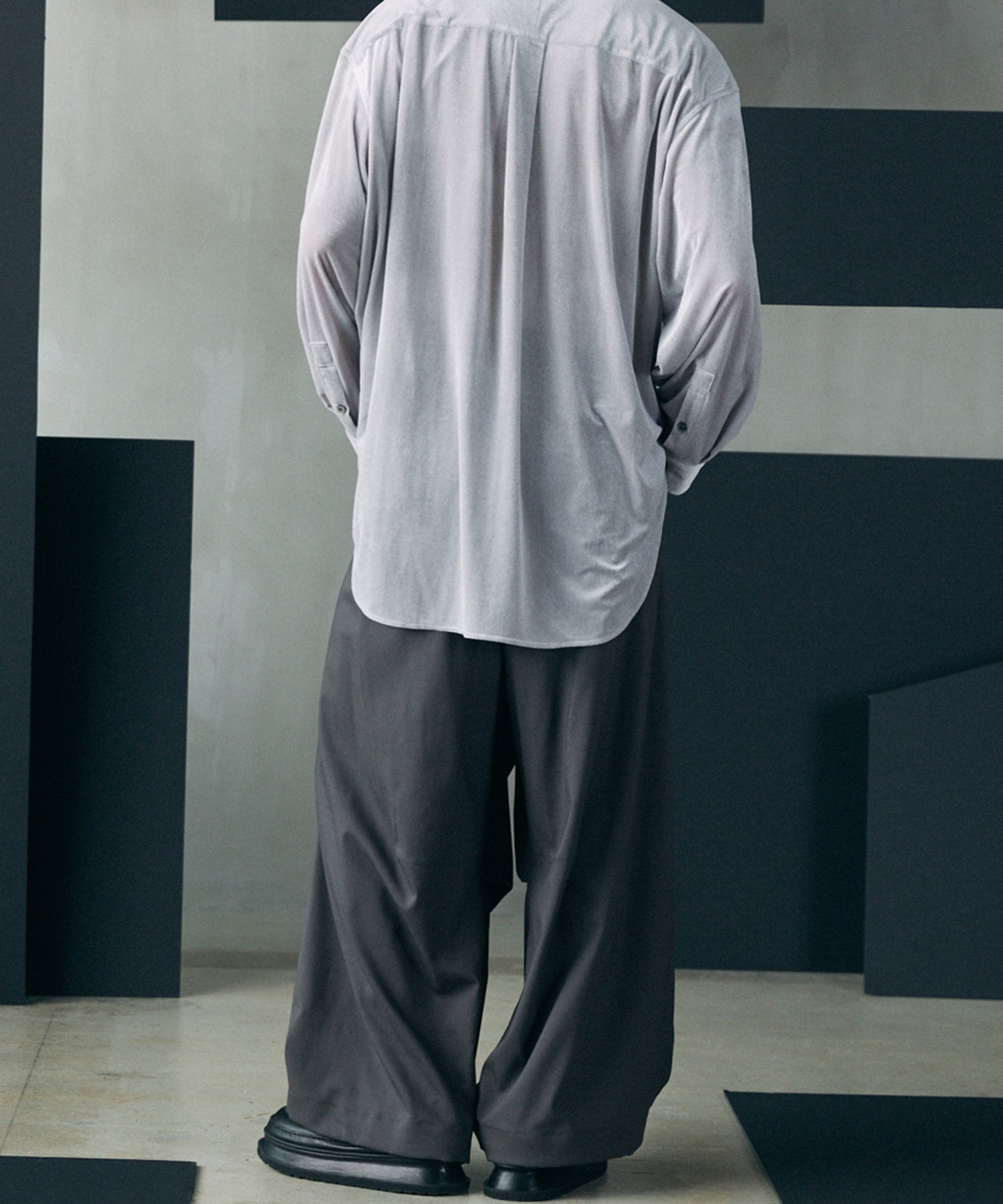 【26AW PRE-ORDER】One Tuck Prime-Wide Snow Slacks