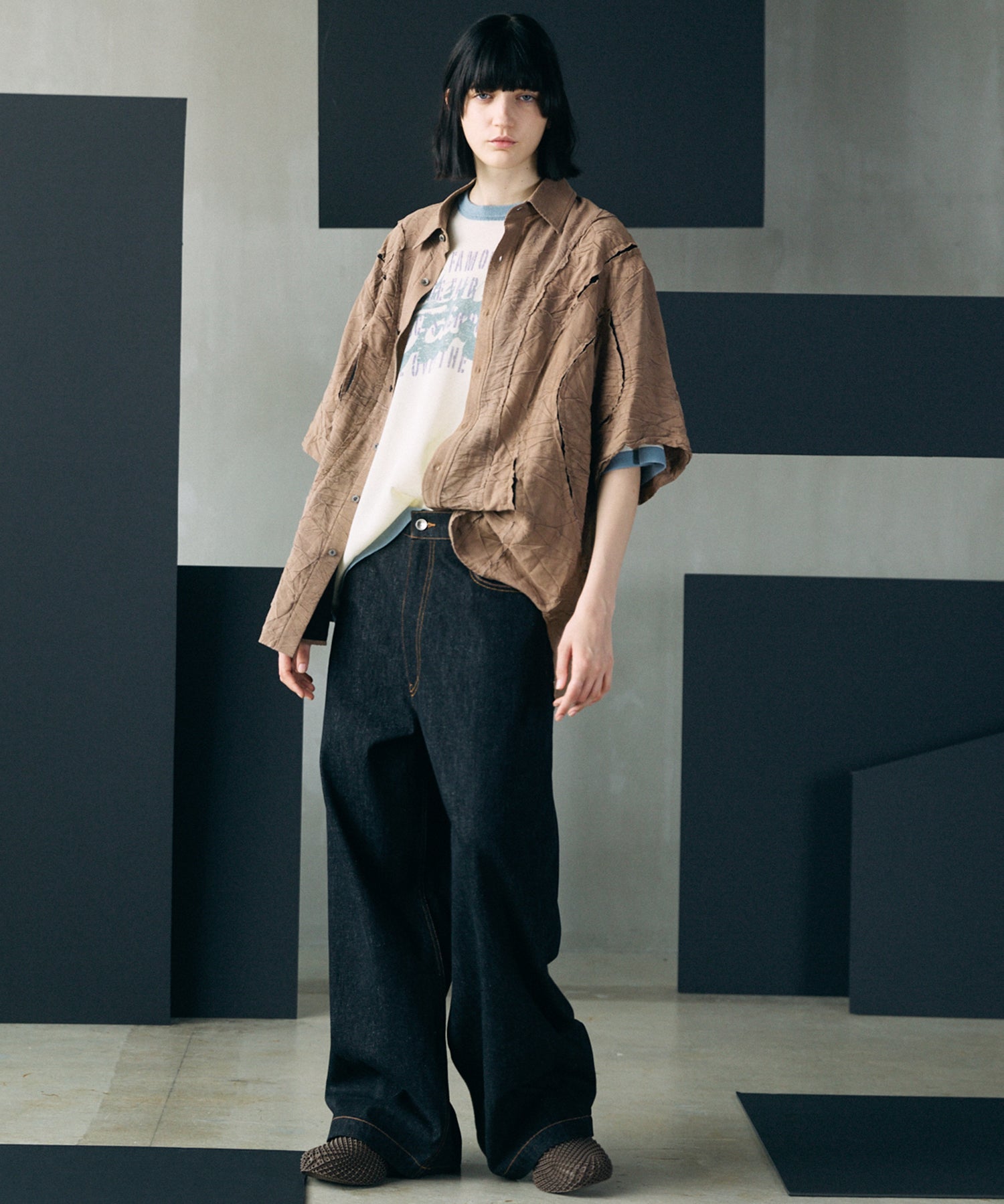 12.5oz Rigid Denim Prime-Wide Pants