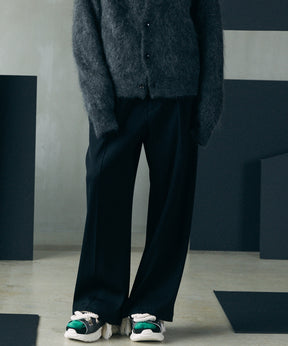 Omega Rib Pin Tuck Prime-Wide Pants