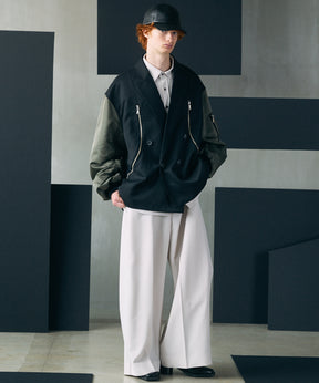 【26AW PRE-ORDER】Frieren Stripe Prime-Over Regular Collar Shirt