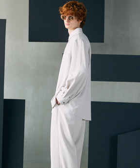 【26AW PRE-ORDER】Frieren Stripe Prime-Over Regular Collar Shirt