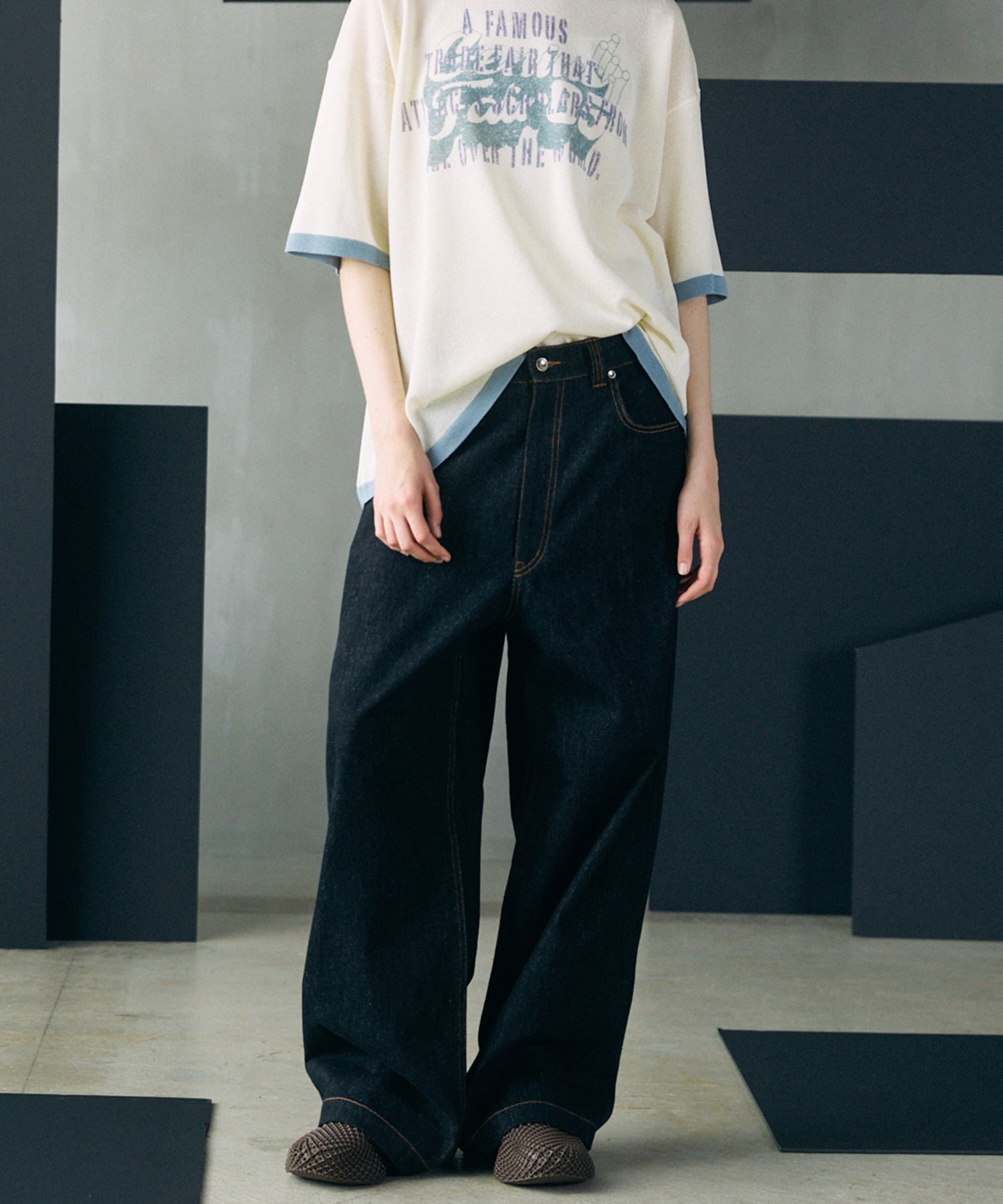 12.5oz Rigid Denim Prime-Wide Pants