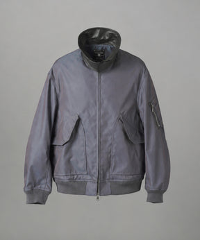 Different Materials Layering Prime-Over Trucker Jacket