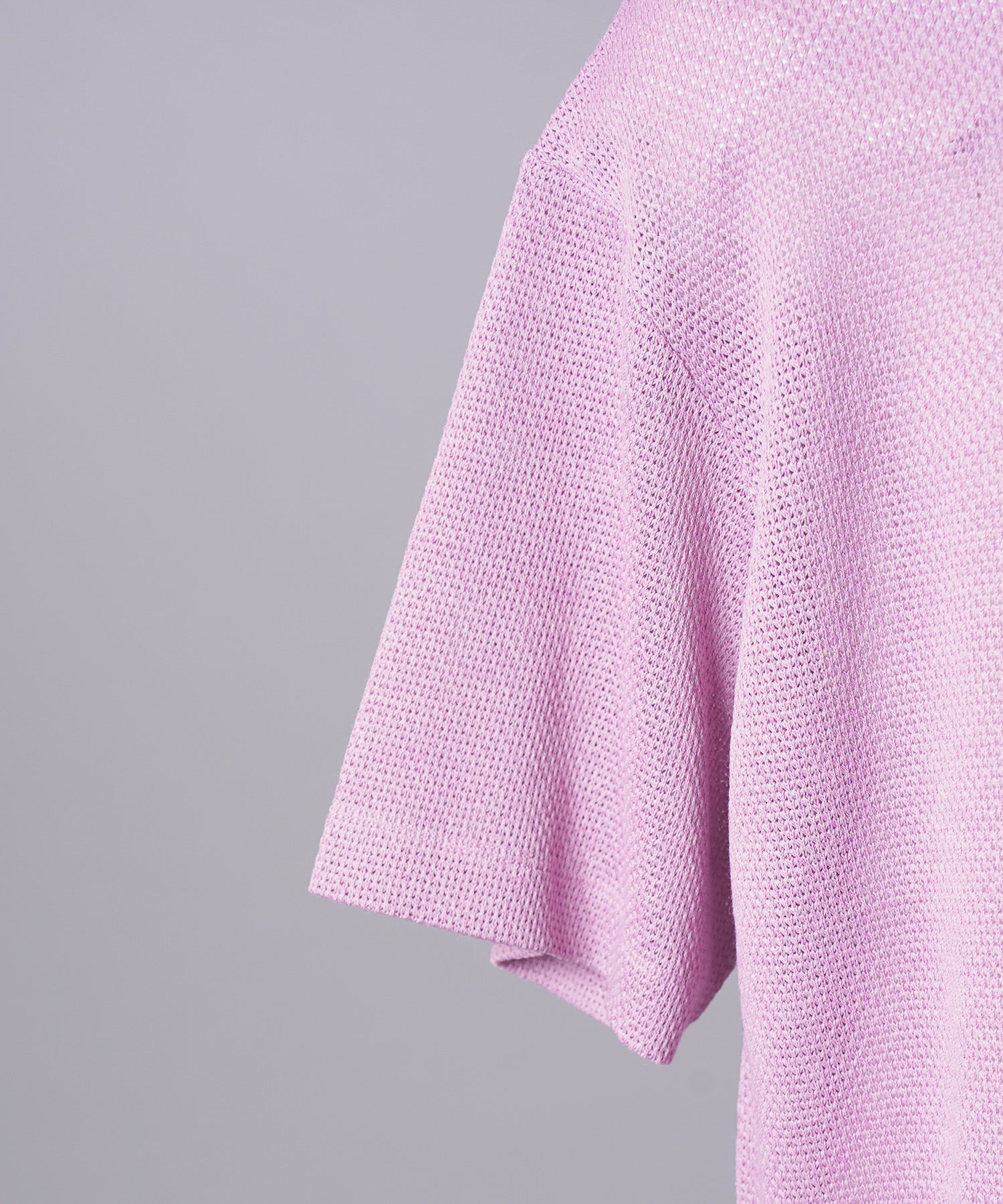 【26SS PRE-ORDER】Russell Mesh Prime-Over Asymmetrical Shirring T-shirt