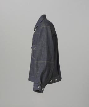 【26AW PRE-ORDER】Ovoid Sleeve Prime-Over Trucker Jacket