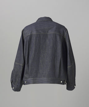 【26AW PRE-ORDER】Ovoid Sleeve Prime-Over Trucker Jacket