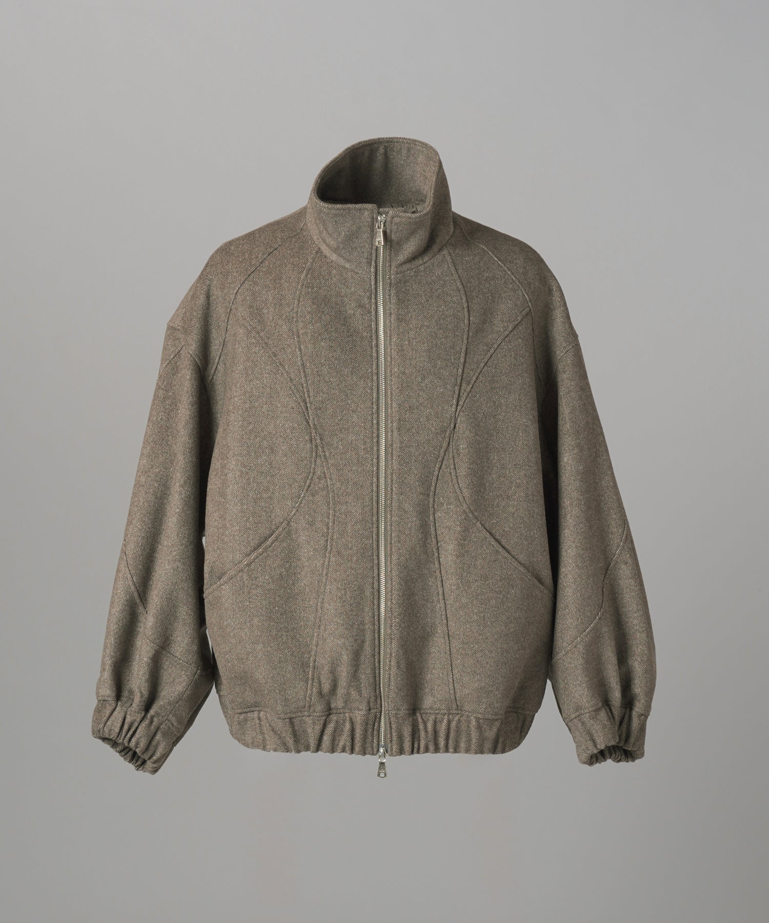 【26AW PRE-ORDER】【イタリアンデッドストックファブリック】プライムオーバーカーブ切り替えスタンドブルゾン