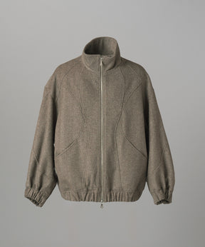 【26AW PRE-ORDER】【イタリアンデッドストックファブリック】プライムオーバーカーブ切り替えスタンドブルゾン