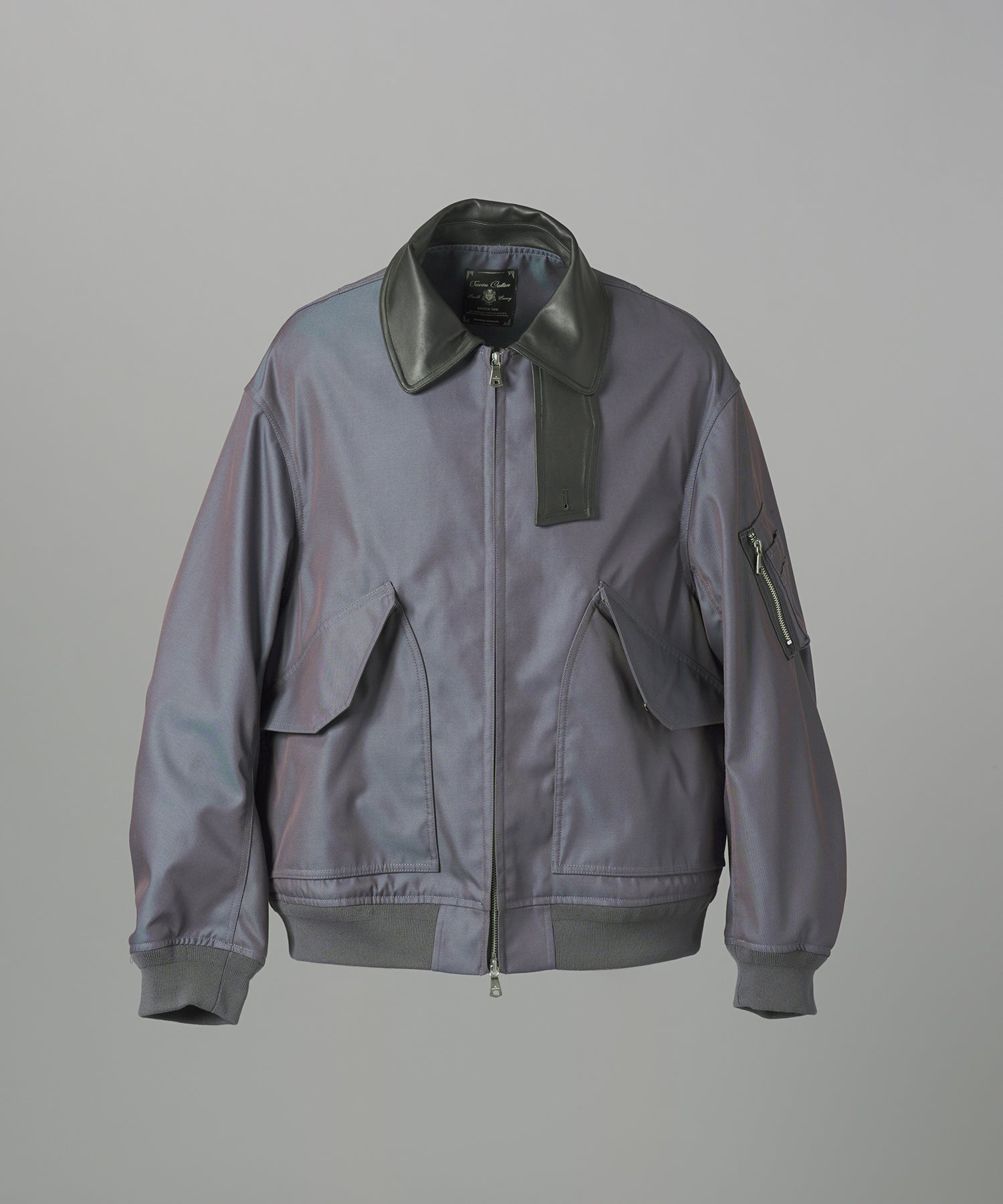 Different Materials Layering Prime-Over Trucker Jacket