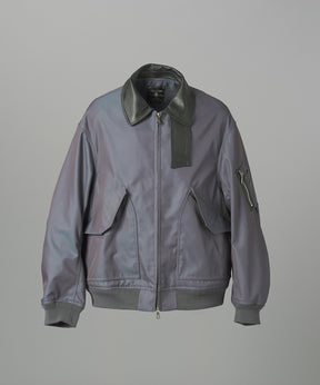 Different Materials Layering Prime-Over Trucker Jacket