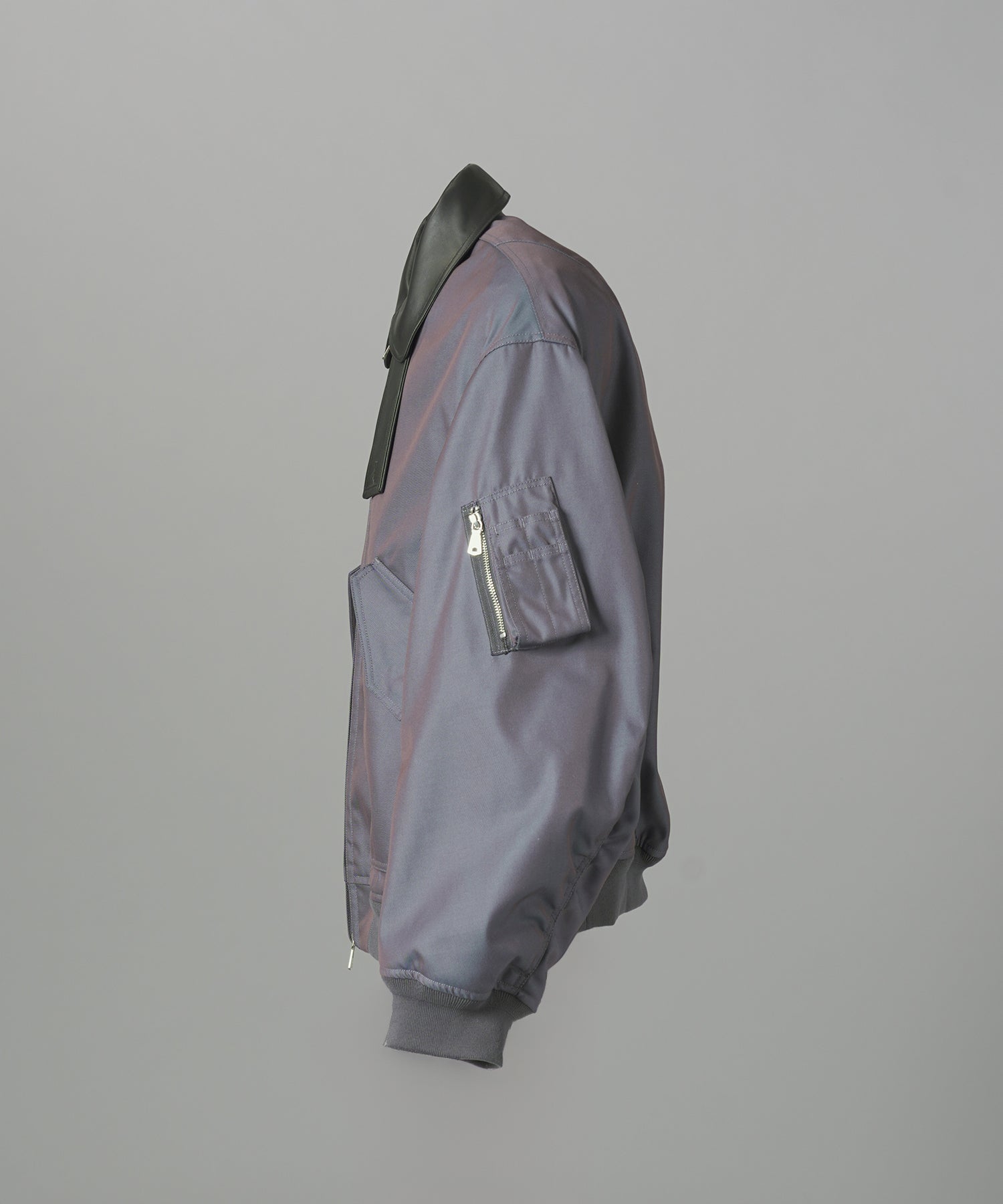 Different Materials Layering Prime-Over Trucker Jacket