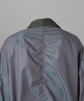 Different Materials Layering Prime-Over Trucker Jacket