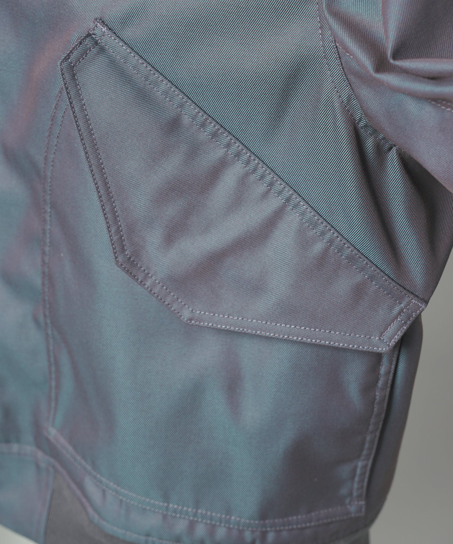 Different Materials Layering Prime-Over Trucker Jacket