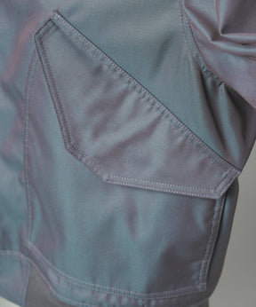 Different Materials Layering Prime-Over Trucker Jacket