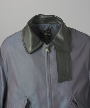 Different Materials Layering Prime-Over Trucker Jacket