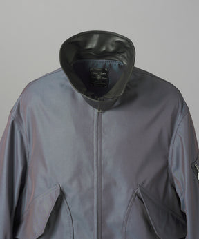 Different Materials Layering Prime-Over Trucker Jacket