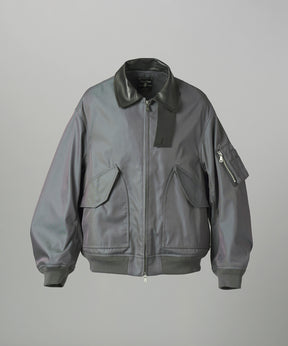 Different Materials Layering Prime-Over Trucker Jacket