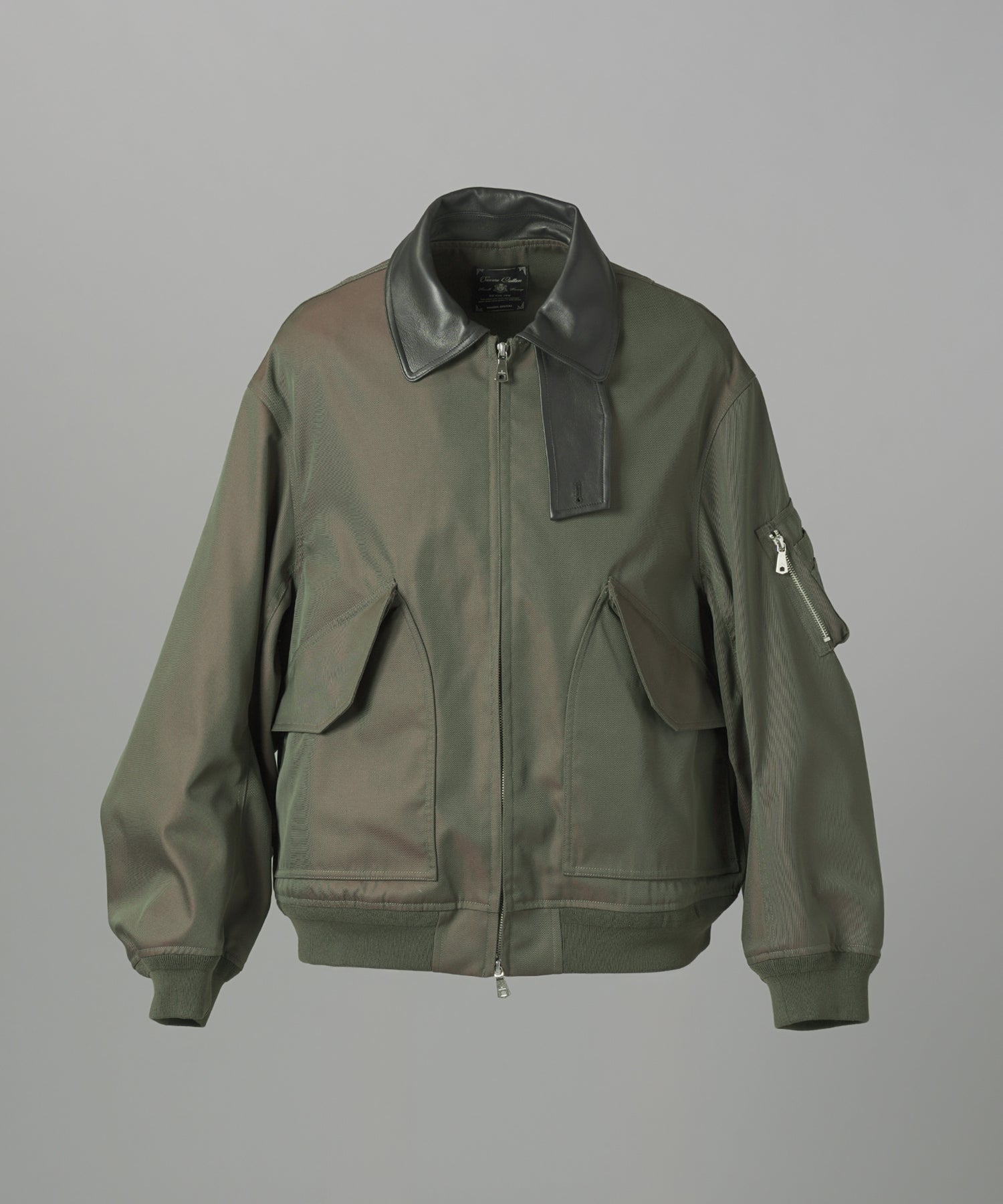 Different Materials Layering Prime-Over Trucker Jacket