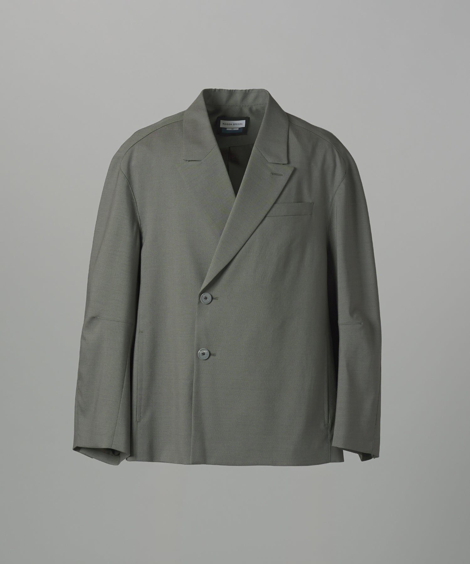 【26AW PRE-ORDER】3D Sleeve Prime-Over Semi-double Breasted Jacket