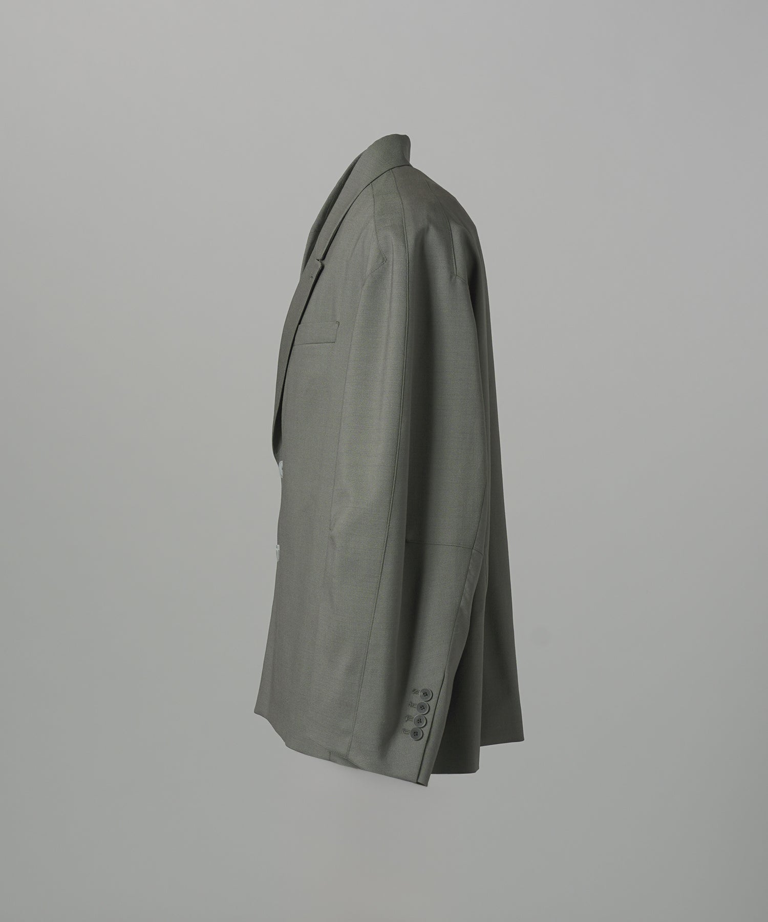 【26AW PRE-ORDER】3D Sleeve Prime-Over Semi-double Breasted Jacket