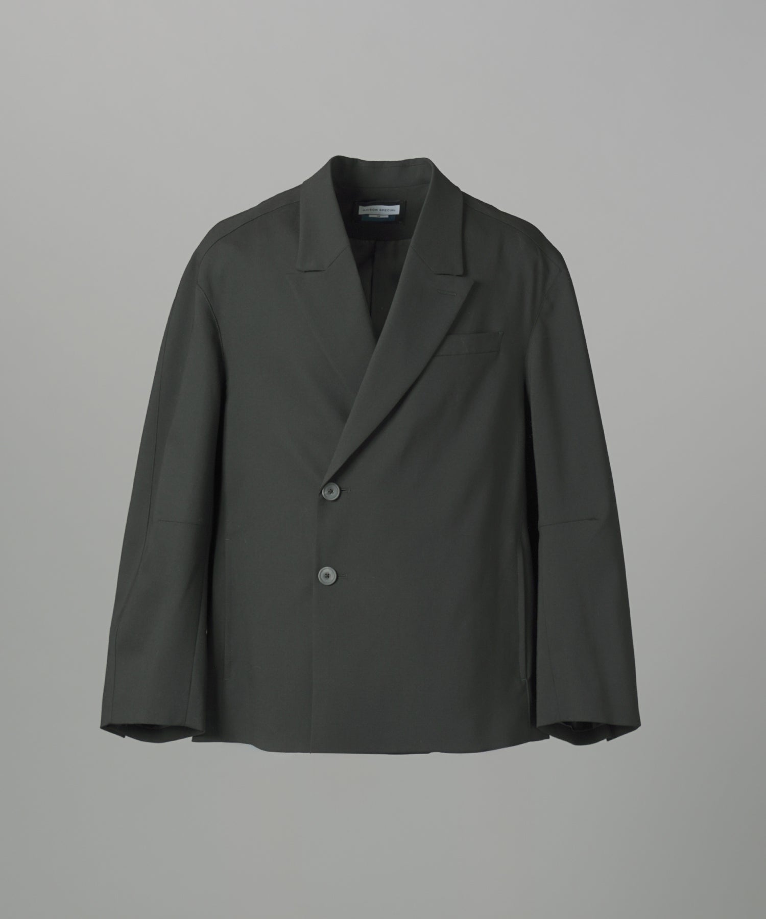 【26AW PRE-ORDER】3D Sleeve Prime-Over Semi-double Breasted Jacket