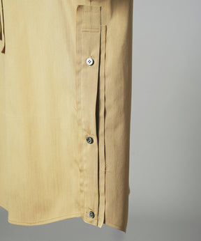 [26SS PRE-ORDER] Airy Striped Gabardine Prime-Over Short-sleeved Shirt