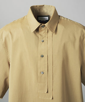 [26SS PRE-ORDER] Airy Striped Gabardine Prime-Over Short-sleeved Shirt