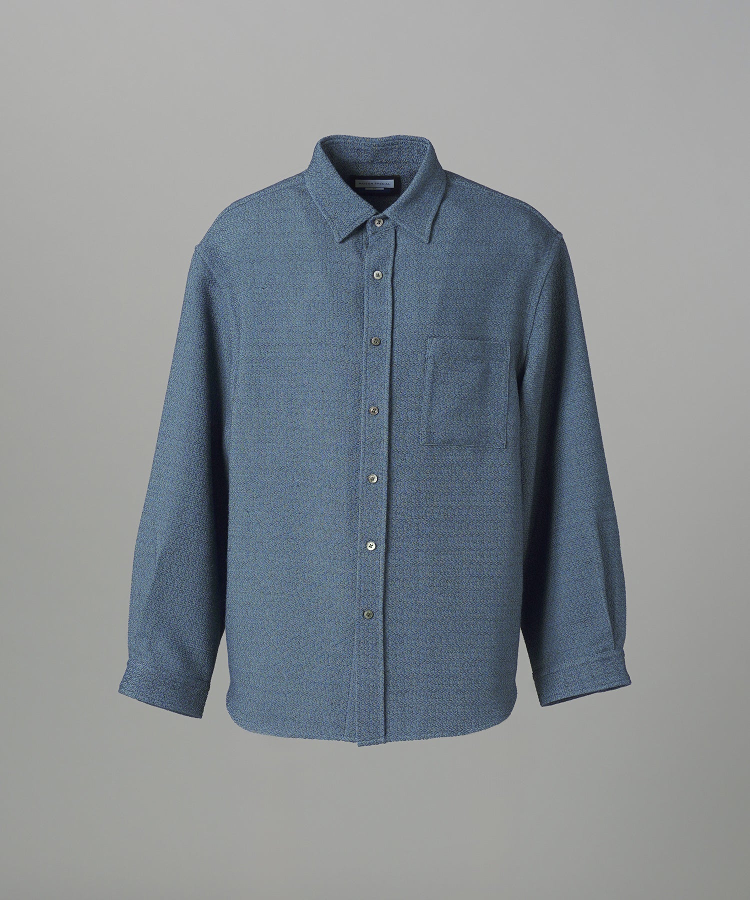 【26AW PRE-ORDER】Tweed Prime-Over Long Sleeve Shirt