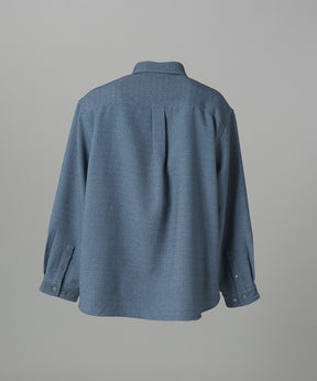 【26AW PRE-ORDER】Tweed Prime-Over Long Sleeve Shirt