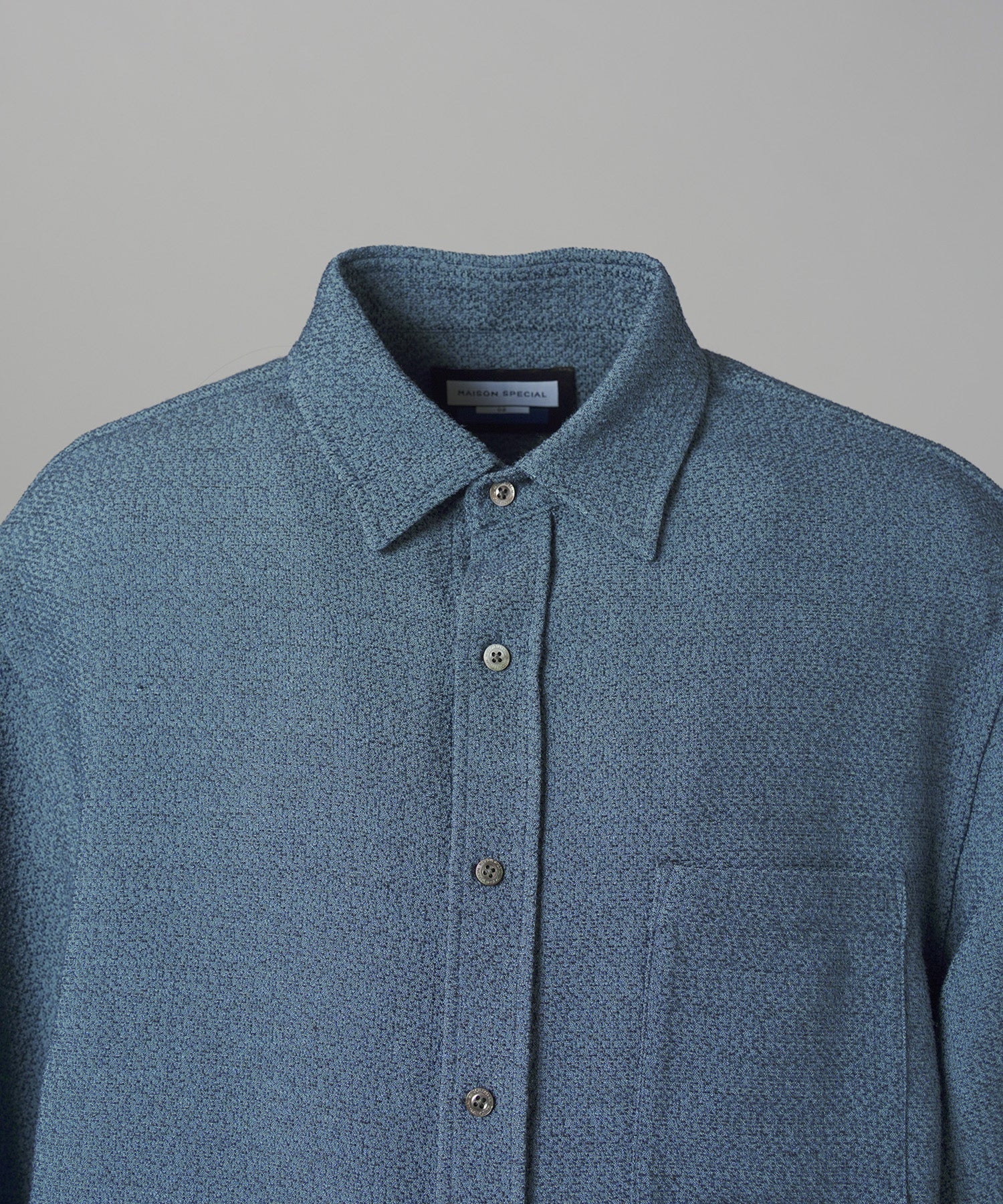 【26AW PRE-ORDER】Tweed Prime-Over Long Sleeve Shirt