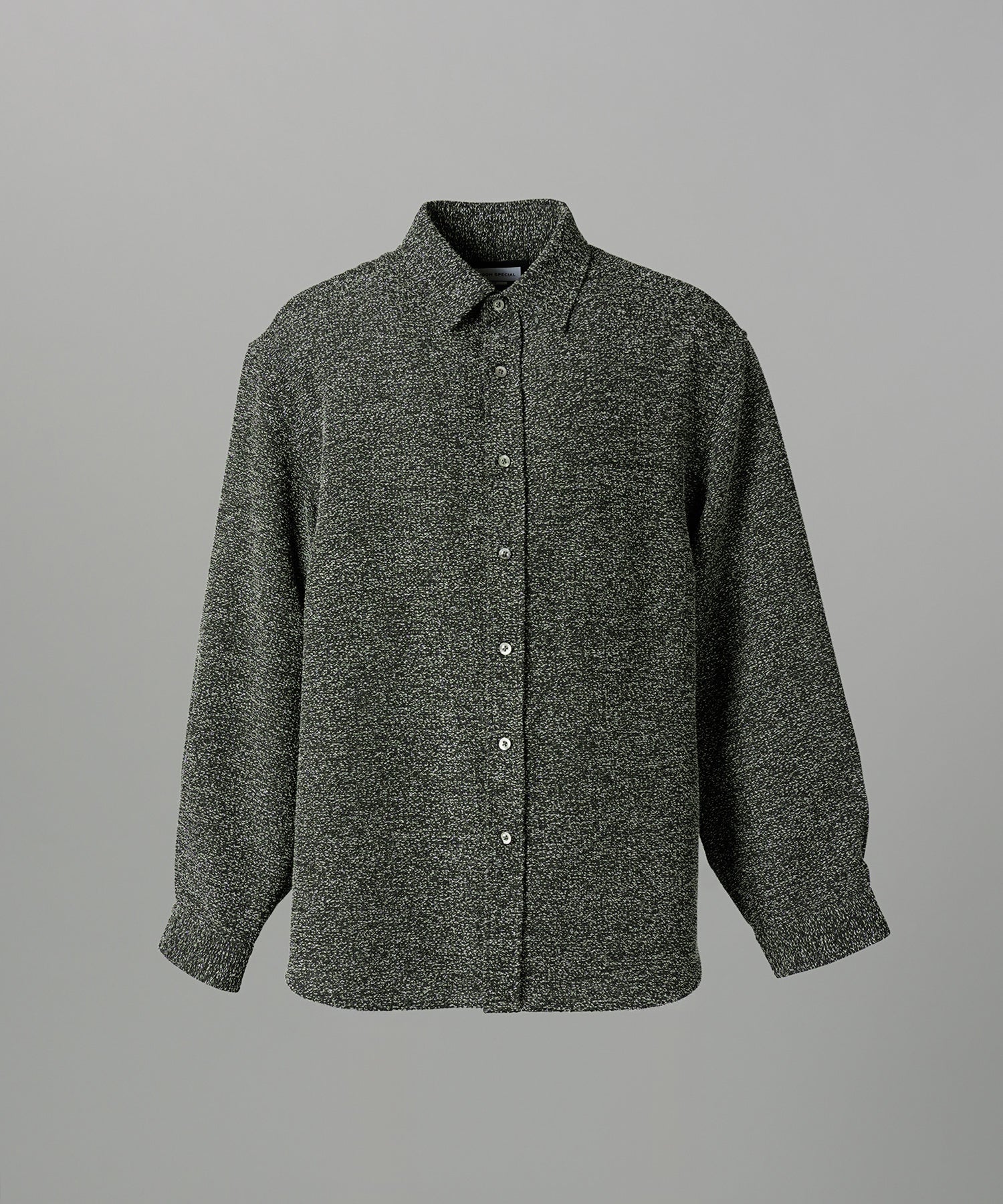 【26AW PRE-ORDER】Tweed Prime-Over Long Sleeve Shirt