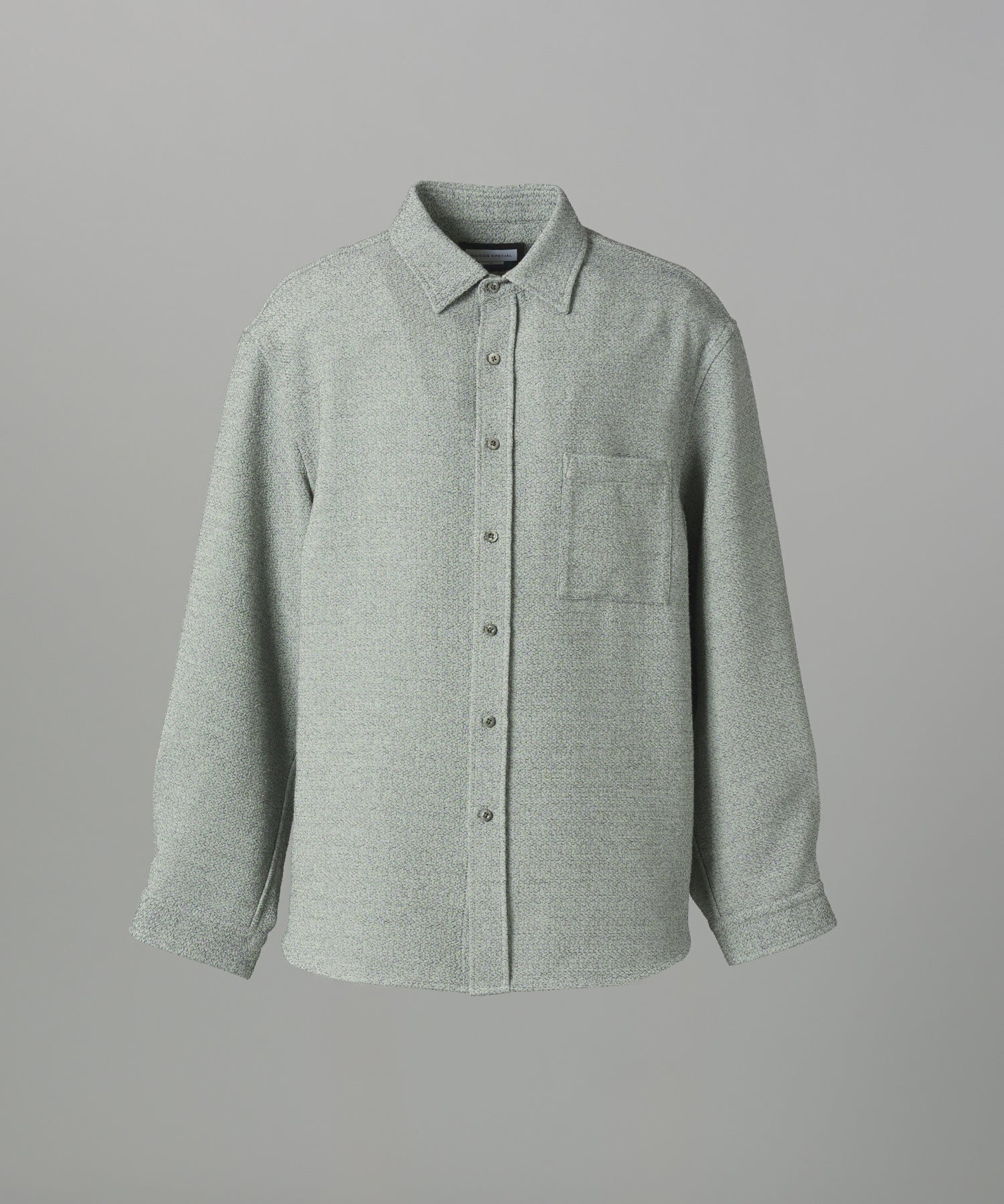 【26AW PRE-ORDER】Tweed Prime-Over Long Sleeve Shirt