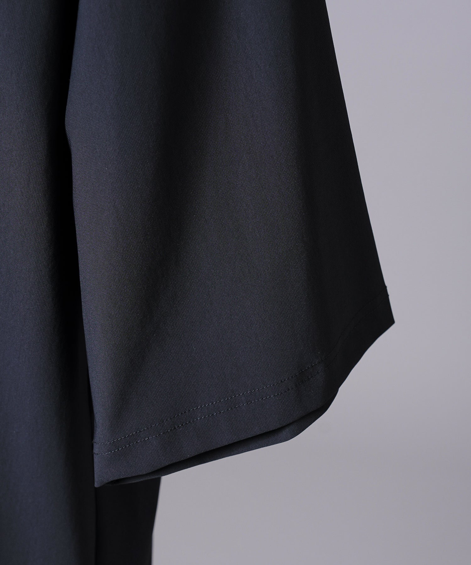 [26SS PRE-ORDER]Birdseye Jersey Mesh Prime-Over Henry Neck Short-sleeved T-shirt