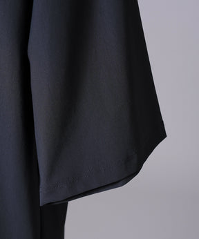 [26SS PRE-ORDER]Birdseye Jersey Mesh Prime-Over Henry Neck Short-sleeved T-shirt