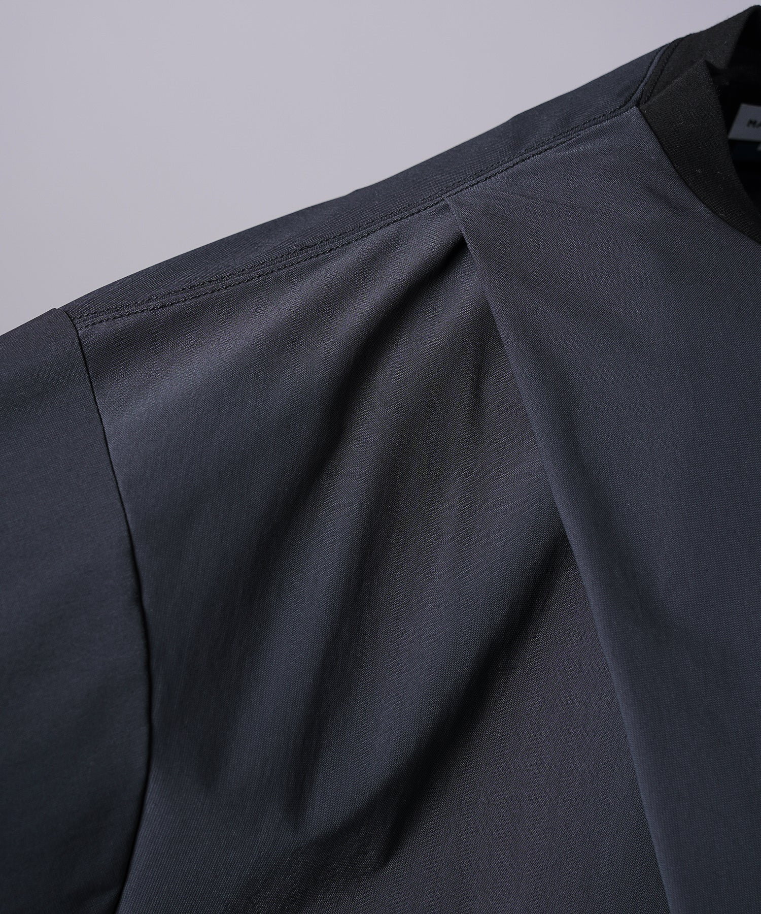 [26SS PRE-ORDER]Birdseye Jersey Mesh Prime-Over Henry Neck Short-sleeved T-shirt