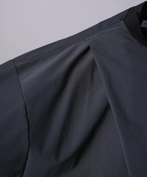 [26SS PRE-ORDER]Birdseye Jersey Mesh Prime-Over Henry Neck Short-sleeved T-shirt