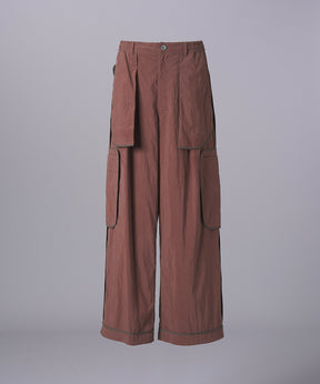 【26SS PRE-ORDER】Lyocell Nylon Washer Prime-Wide Inside-out Slacks