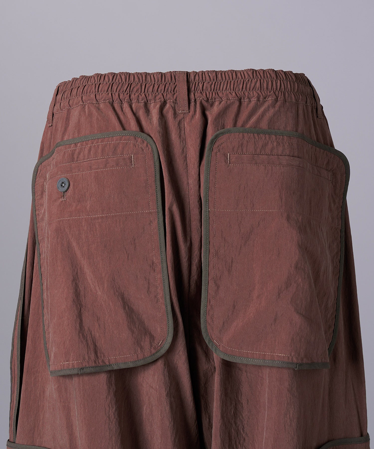【26SS PRE-ORDER】Lyocell Nylon Washer Prime-Wide Inside-out Slacks