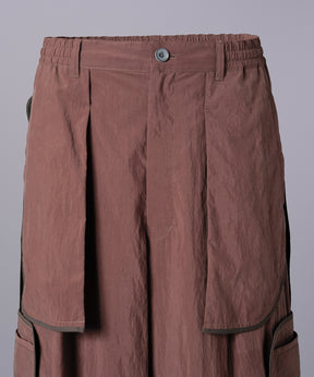 【26SS PRE-ORDER】Lyocell Nylon Washer Prime-Wide Inside-out Slacks
