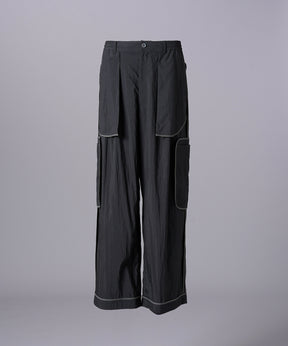 【26SS PRE-ORDER】Lyocell Nylon Washer Prime-Wide Inside-out Slacks