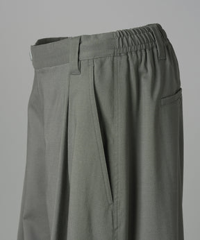 【26AW PRE-ORDER】One Tuck Prime-Wide Snow Slacks
