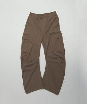 【26AW PRE-ORDER】Banana Curve Silhouette Prime-Wide Cargo Trousers