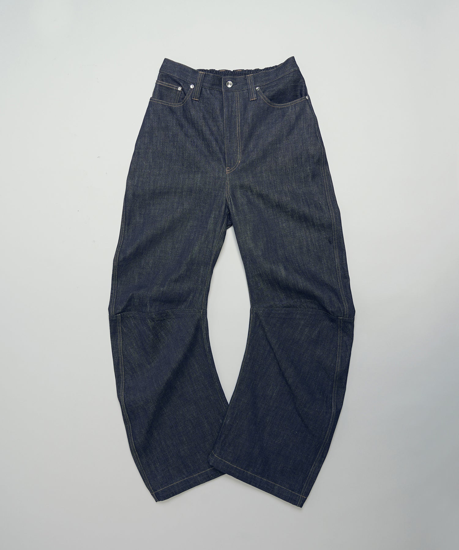【26AW PRE-ORDER】Banana Curve Silhouette Prime-Wide Denim Pants