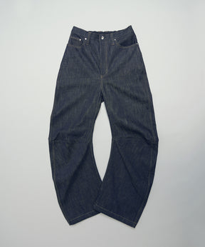 【26AW PRE-ORDER】Banana Curve Silhouette Prime-Wide Denim Pants