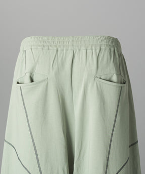 Banana Curve Silhouette Prime-Wide Cargo Trousers