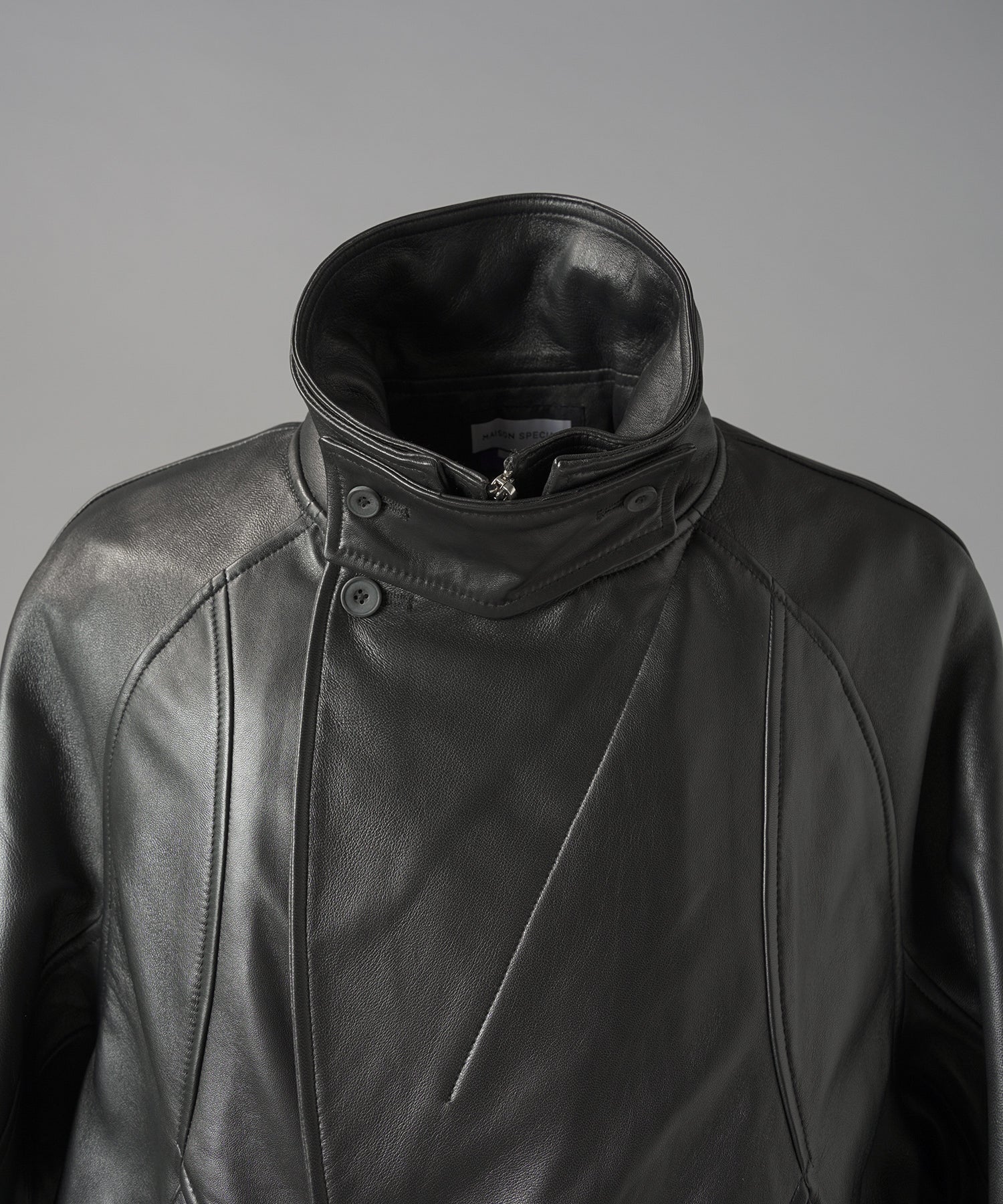 Different Materials Layering Prime-Over Trucker Jacket